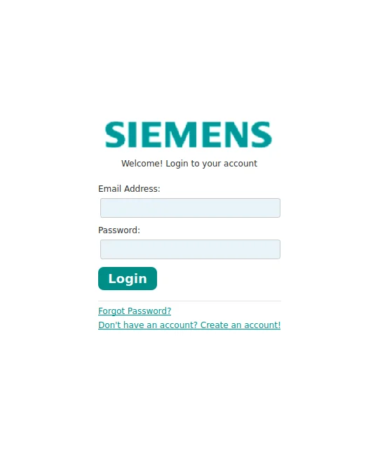 Secure Notes Organizer sign-in interface with empty account fields